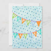 Moderne Waterverf Pasen Brunch Egg Hunt Kaart (Achterkant)