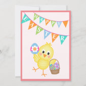 Moderne Waterverf Pasen Brunch Egg Hunt Kaart (Achterkant)