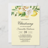 Moderne Waterverf Pastel Gele Lemons & Leaf Kaart (Voorkant)