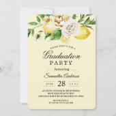 Moderne Waterverf Pastel Gele Lemons & Leaf Kaart (Voorkant)