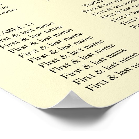 Moderne Waterverf Pastel Gele Lemons & Leaf Poster (Hoek)