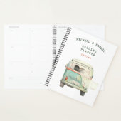 Moderne Waterverf persoonlijke bruiloft Planner (Display)