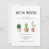 Moderne Waterverf Plant Fun We hebben nieuw startp Aankondiging (Voorkant)