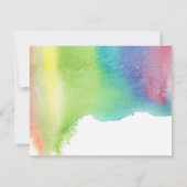 Moderne Waterverf plastic, ventilatorrepetitief di Kaart (Achterkant)