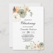 Moderne Waterverf pompoenen en bloemen Kaart (Voorkant)