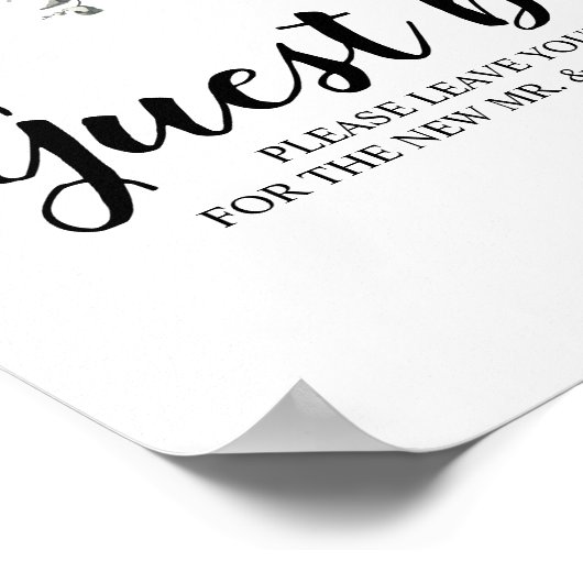 Moderne Waterverf pompoenen en bloemen Poster (Hoek)