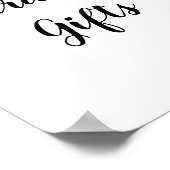 Moderne Waterverf pompoenen en bloemen Poster (Hoek)