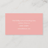 Moderne waterverf regenboog schattig kleurrijk visitekaartje (Achterkant)