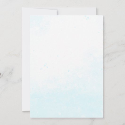 Moderne Waterverf regenbooghartdag Kaart (Achterkant)