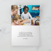 Moderne Waterverf regenboogleraar Hartelijk dank Kaart (Binnen)