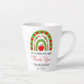 Moderne Waterverf regenboogleraar Hartelijk dank Latte Mok (Rechts)