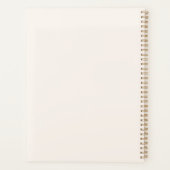 Moderne Waterverf regenboogleraar Hartelijk dank Planner (Achterkant)