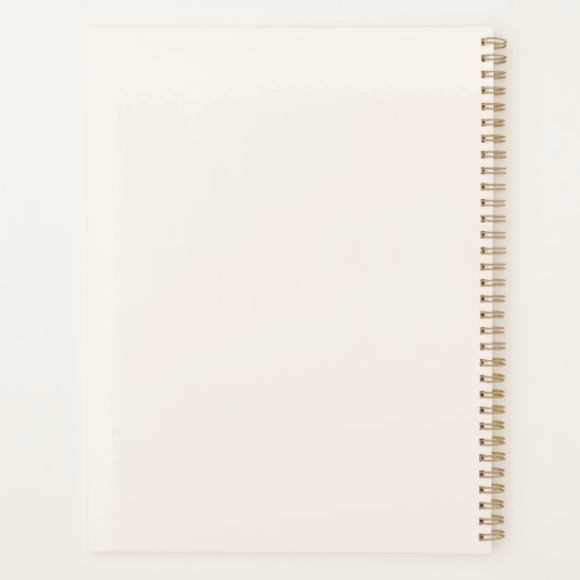 Moderne Waterverf regenboogleraar Hartelijk dank Planner (Achterkant)