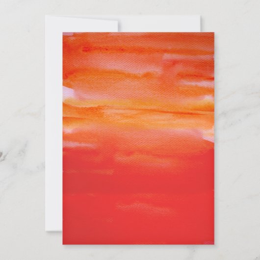 Moderne waterverf repetitie diner uitnodigingen (Achterkant)