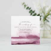 Moderne Waterverf | Roodplein-weddenschap Kaart (Staand voorkant)