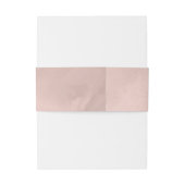 Moderne Waterverf Roos Gold ID816 Uitnodigingen Wikkel (Achterkant Voorbeeld)