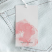 Moderne waterverf Roze Boutique Shop Prijs label Visitekaartje