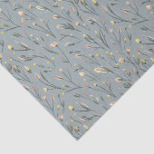 Moderne waterverf roze gele bloemen2 tissuepapier (Detail)