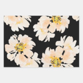 Moderne Waterverf roze pony floral Inpakpapier Vel (Voorkant 2)