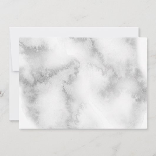 Moderne Waterverf roze rozen rozen BarefootBride™ (Achterkant)