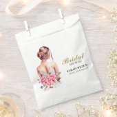 Moderne Waterverf Roze Trouwjurk Vrijgezellenfeest Bedankzakje (Geknipt)