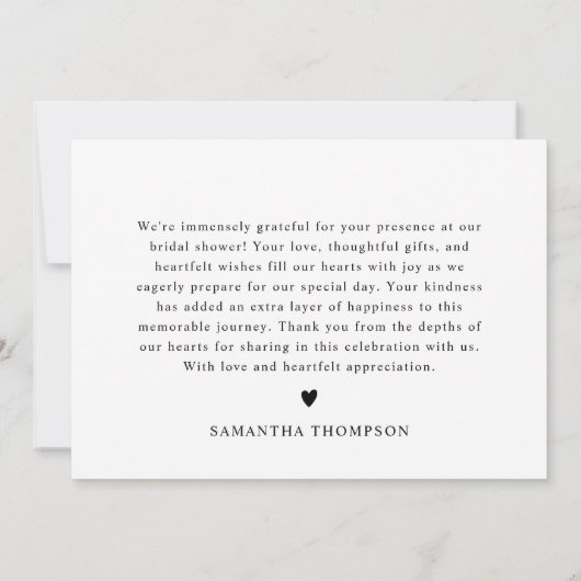 Moderne Waterverf Roze Wolk Negen Baby shower Bedankkaart (Achterkant)