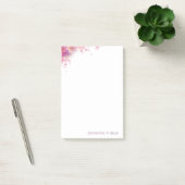Moderne Waterverf Rozen Bloemen Elegante Sjabloon Post-it® Notes (Kantoor)