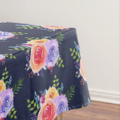 Moderne Waterverf Rozen Floral Bouquet Pattern Tafelkleed (Voorbeeld)
