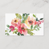 Moderne Waterverf RSVP Informatiekaartje (Achterkant)