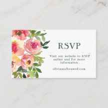 Moderne Waterverf RSVP