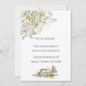 Moderne Waterverf schets Verplaatsende Aankondigin Aankondiging (Voorkant)