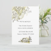 Moderne Waterverf schets Verplaatsende Aankondigin Aankondiging (Staand voorkant)