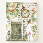 Moderne  waterverf schilderij Grieks Notitieboek (Achterkant)