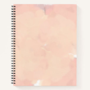 Moderne waterverf schilderkunst Roze Notitieboek