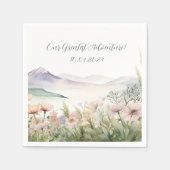 Moderne Waterverf Servet (Voorkant)