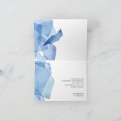 Moderne Waterverf Shapes Bedankkaart (Binnen)