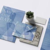 Moderne Waterverf Shapes Bedankkaart