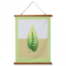 Moderne Waterverf Single Leaf