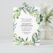 Moderne Waterverf-sloopmonument Bedankkaart (Staand voorkant)