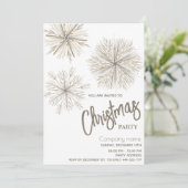 Moderne waterverf sneeuwvlok kerstfeest kaart (Staand voorkant)