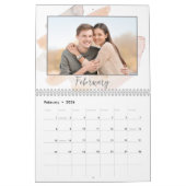 Moderne Waterverf Splash Familie Foto 2024 Kalender (Feb 2026)