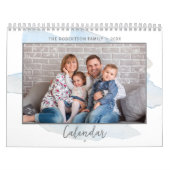Moderne Waterverf Splash Familie Foto 2024 Kalender (Hoes)