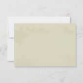 Moderne Waterverf Splashes Bruiloft RSVP Kaartje (Achterkant)