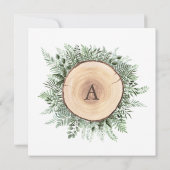 Moderne Waterverf stamboom reünie verzamelen Kaart (Achterkant)