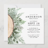 Moderne Waterverf stamboom reünie verzamelen Kaart (Voorkant)