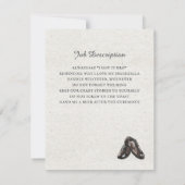 Moderne Waterverf Suit Groomsman-voorstel Verzoek Notitiekaartje (Achterkant)