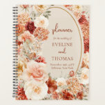 Moderne waterverf terracotta bordeauxrood bloesem planner<br><div class="desc">Maak je klaar om te zwaaien over deze moderne waterverf terracotta bordeaux bloesem planner ontwerp dat is pure bruiloft briefpapier perfectie! De ingewikkelde mix van terracotta, bourgogne en blush tinten creëer is een harmonieus canvas, perfect voor het organiseren van de grote dag in stijl. Deze prachtige planner is als een...</div>