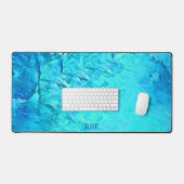 Moderne Waterverf Tropische Oceaan thema ontwerp Bureaumat (Keyboard & Muis)