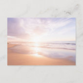 Moderne Waterverf Tropische zon Huwelijksinformati Informatiekaartje (Achterkant)