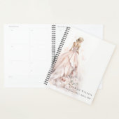 Moderne Waterverf Trouwjurk Vrijgezellenfeest Planner (Display)